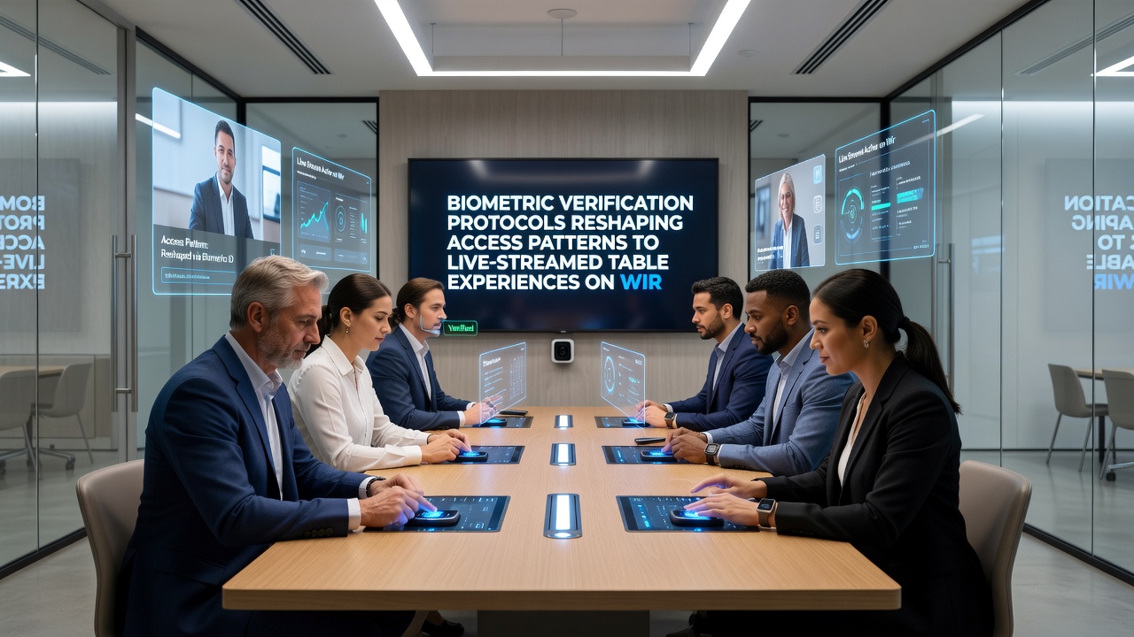 Integration biometrischer Protokolle in mobile Live-Dealer-Umgebungen