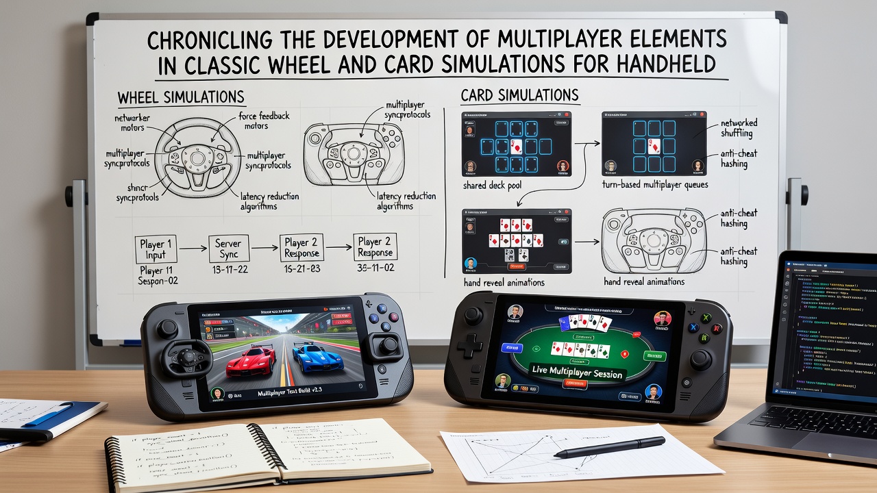 Moderne mobile Schnittstellen mit Multiplayer-Elementen in Rad- und Kartensimulationen